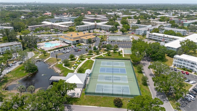 2457 Ecuadorian Way Unit 63, Clearwater, FL 33763 - birds eye view of property with a water view