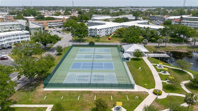 2457 Ecuadorian Way Unit 63, Clearwater, FL 33763 - birds eye view of property with a water view