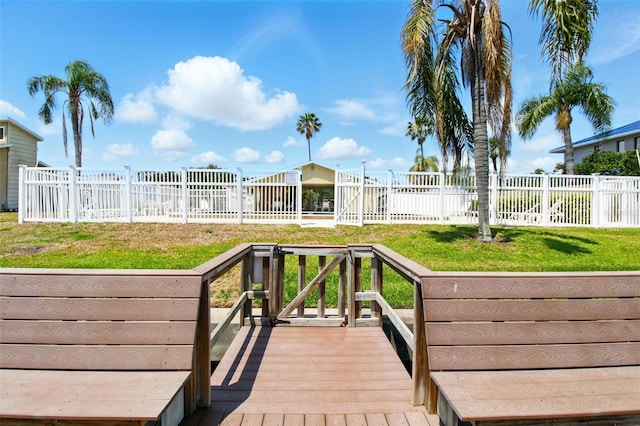 1671 Cape Ann Ave NE Unit 4, Saint Petersburg, FL 33702 - exterior space with a yard and fence