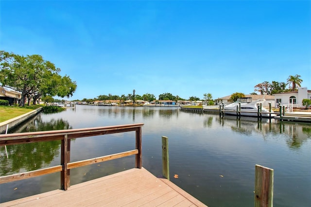 1671 Cape Ann Ave NE Unit 4, Saint Petersburg, FL 33702 - view of dock with a water view