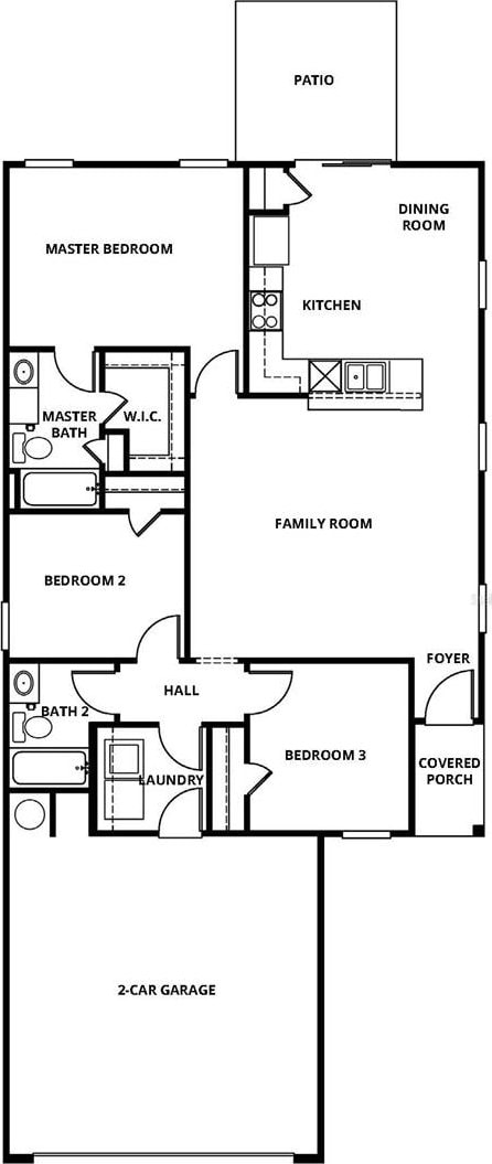 13 Prince Michael Ln, Palm Coast, FL 32164 - floor plan