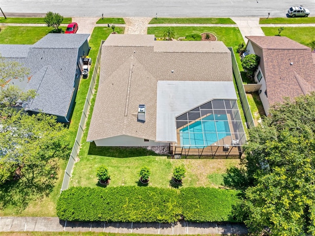 drone / aerial view