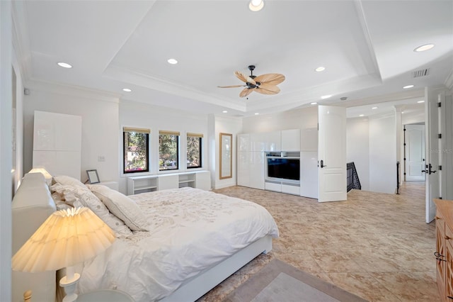 1966 Freedom Dr, Clearwater, FL 33755 - bedroom with a raised ceiling and recessed lighting