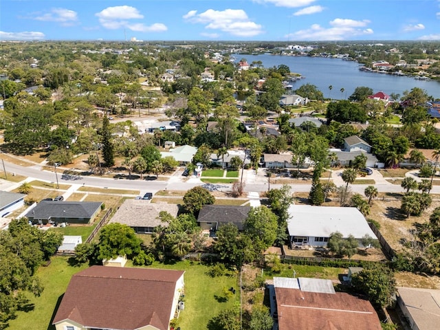 660 Palm Ave, Tarpon Springs, FL 34689 - birds eye view of property featuring a residential view and a water view