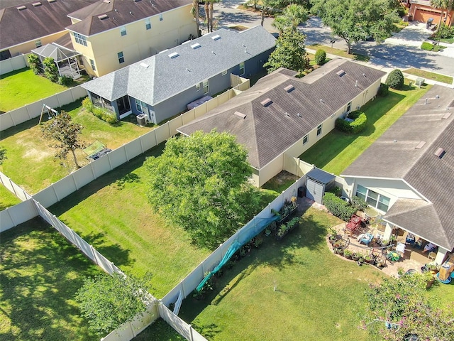 birds eye view of property featuring a residential view