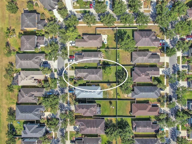 aerial view featuring a residential view
