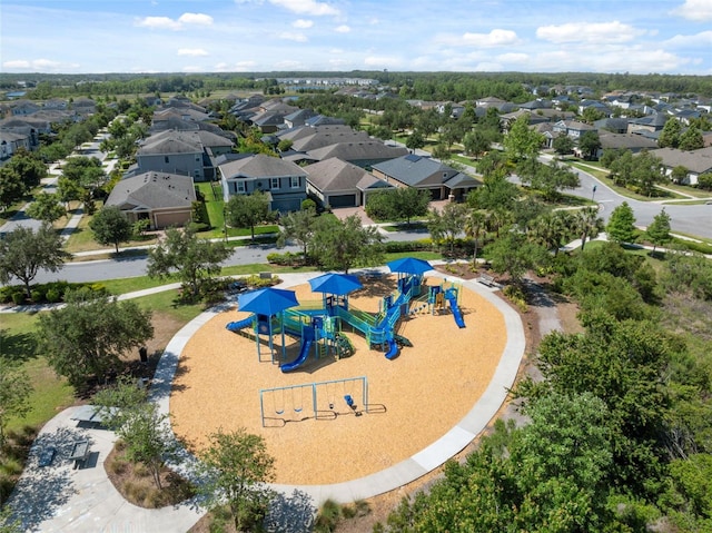 17537 Brighton Lake Rd, Land O Lakes, FL 34638 - aerial view featuring a residential view