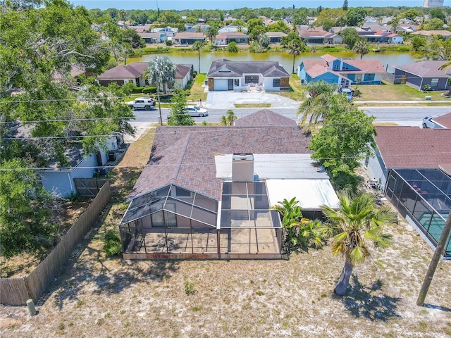 bird's eye view featuring a residential view