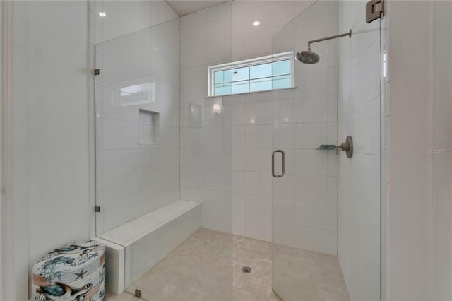 full bath with a stall shower