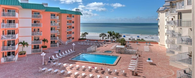18400 Gulf Blvd Unit 1109, Indian Shores, FL 33785 - community pool with a water view