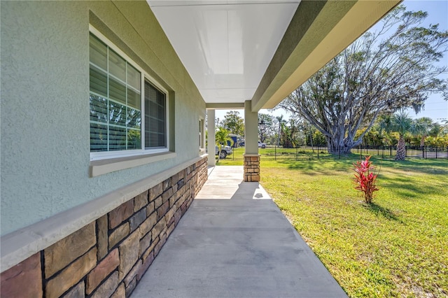 592 Ken Hubbard Rd, Terra Ceia, FL 34250 - view of patio