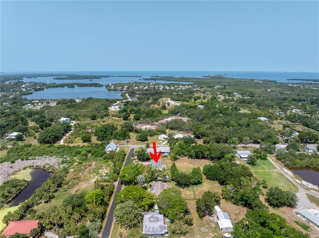 592 Ken Hubbard Rd, Terra Ceia, FL 34250 - bird's eye view of a large body of water