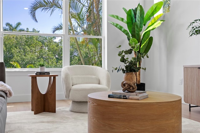 view of living area