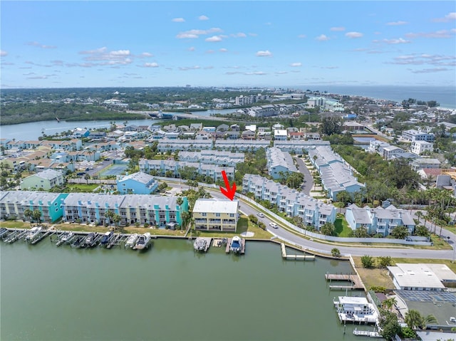 100 Windrush Blvd Unit 1, Indian Rocks Beach, FL 33785 - bird's eye view of a nearby body of water