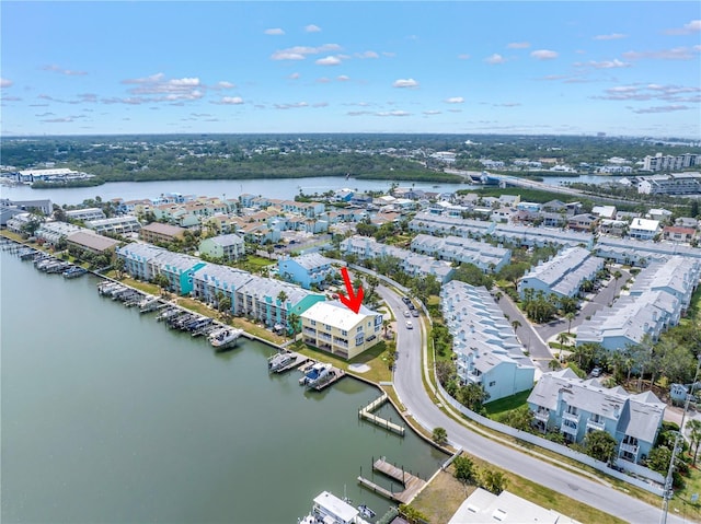 100 Windrush Blvd Unit 1, Indian Rocks Beach, FL 33785 - bird's eye view of a nearby body of water
