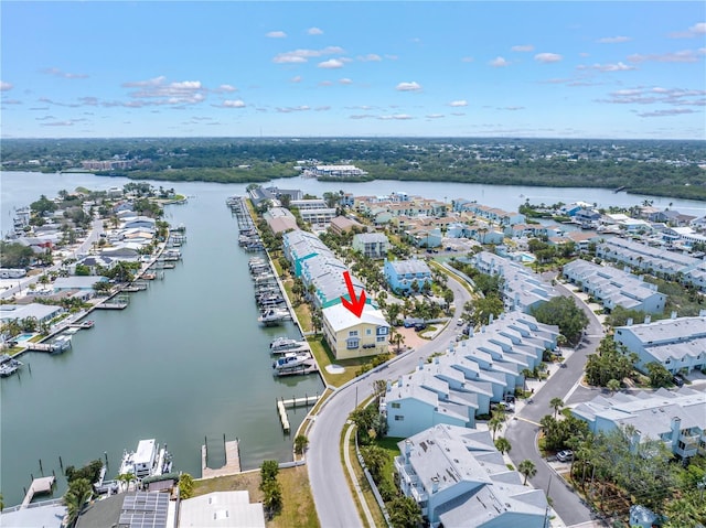 100 Windrush Blvd Unit 1, Indian Rocks Beach, FL 33785 - aerial view of a large body of water