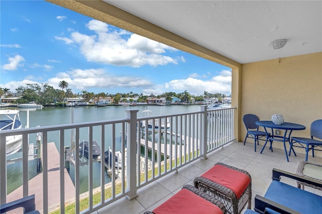 100 Windrush Blvd Unit 1, Indian Rocks Beach, FL 33785 - balcony with a water view