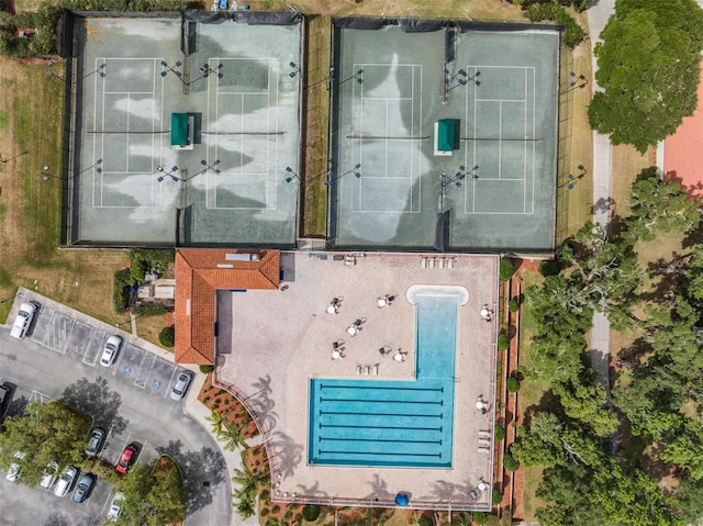 drone / aerial view