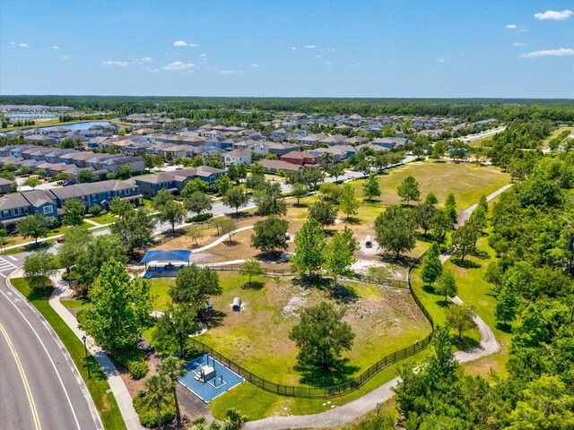 bird's eye view featuring a residential view