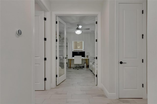 6252 Hidden Branch Dr, Apollo Beach, FL 33572 - hallway with baseboards