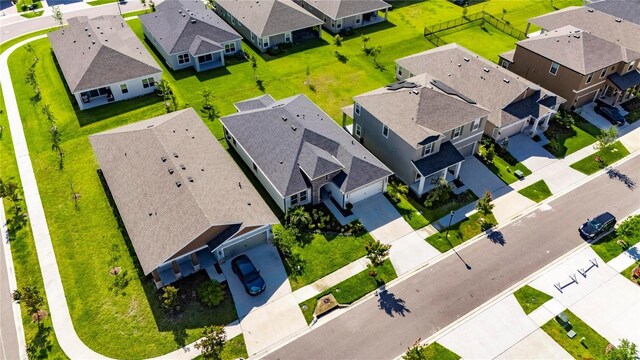 6252 Hidden Branch Dr, Apollo Beach, FL 33572 - bird's eye view with a residential view
