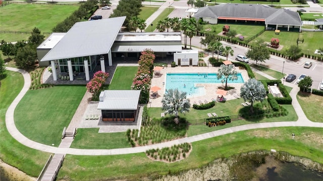 6252 Hidden Branch Dr, Apollo Beach, FL 33572 - birds eye view of property