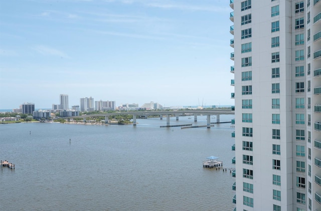 241 Riverside Dr Unit 1107, Daytona Beach, FL 32117 - water view with a view of city