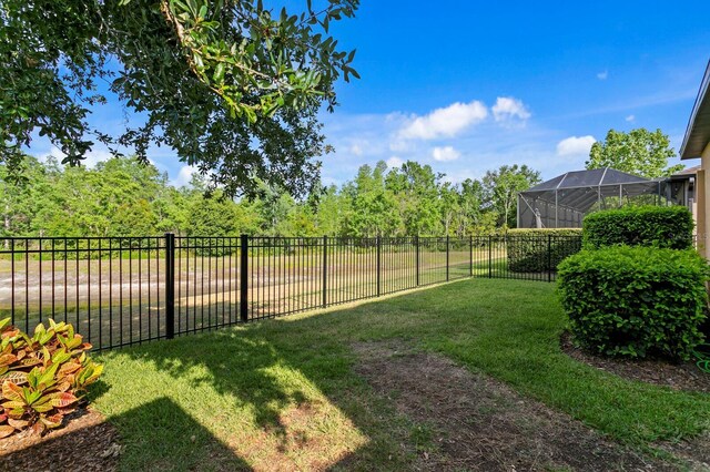19407 Sweet Grass Way, Lutz, FL 33558 - view of yard featuring a fenced backyard
