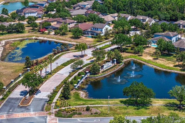 19407 Sweet Grass Way, Lutz, FL 33558 - aerial view with a residential view and a water view
