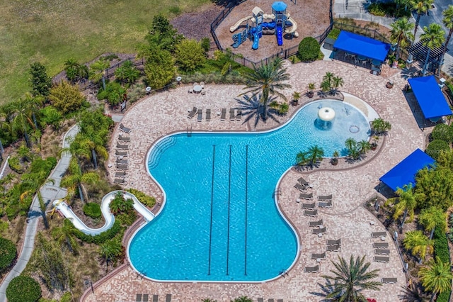 19407 Sweet Grass Way, Lutz, FL 33558 - birds eye view of property
