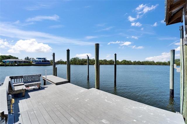 935 Chipaway Dr, Apollo Beach, FL 33572 - dock area with a water view