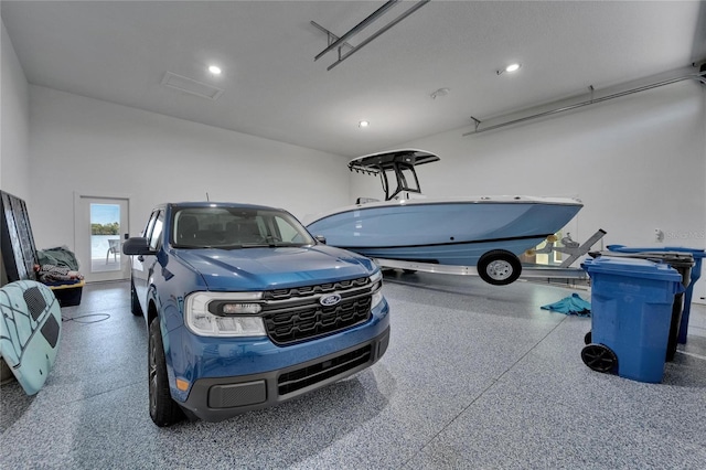 935 Chipaway Dr, Apollo Beach, FL 33572 - garage with recessed lighting