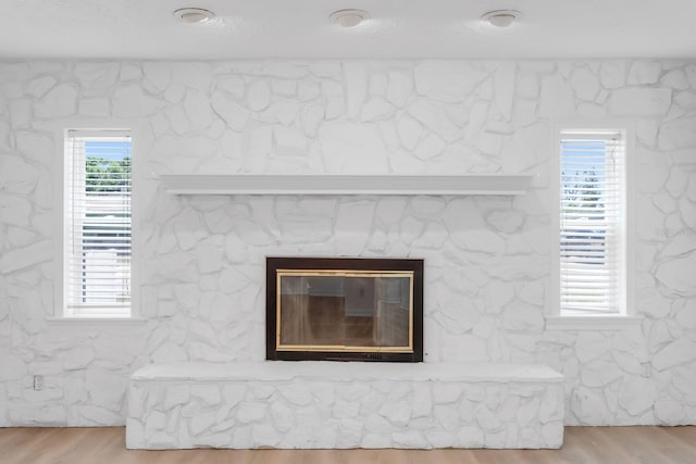 room details with wood finished floors