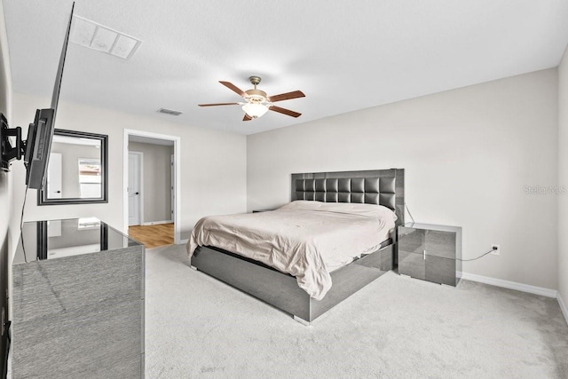 10333 Scarlet Skimmer Dr, Riverview, FL 33578 - bedroom with carpet and a ceiling fan