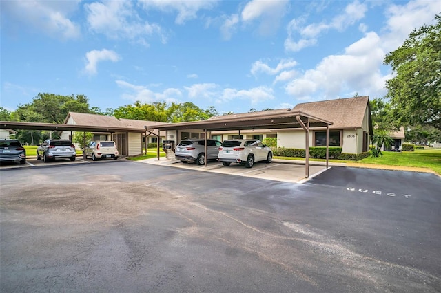 2506 Laurelwood Dr Unit 4C, Clearwater, FL 33763 - view of covered parking lot