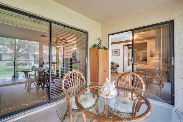 2506 Laurelwood Dr Unit 4C, Clearwater, FL 33763 - sunroom / solarium with a ceiling fan