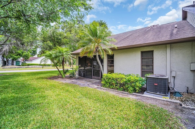 2506 Laurelwood Dr Unit 4C, Clearwater, FL 33763 - view of yard with central air condition unit