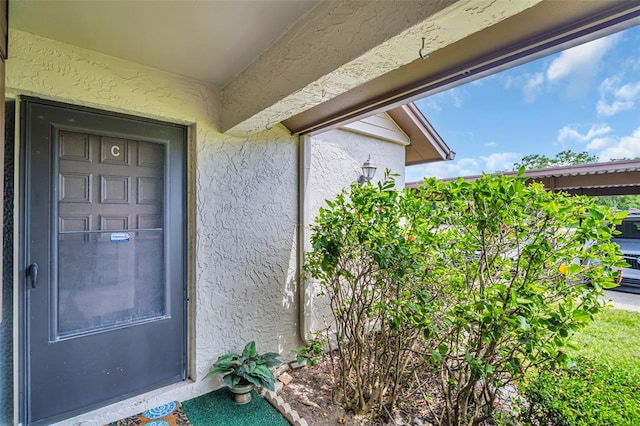 2506 Laurelwood Dr Unit 4C, Clearwater, FL 33763 - entrance to property with stucco siding