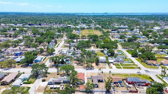 bird's eye view featuring a residential view