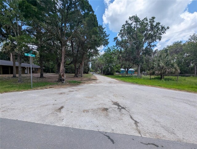 view of road