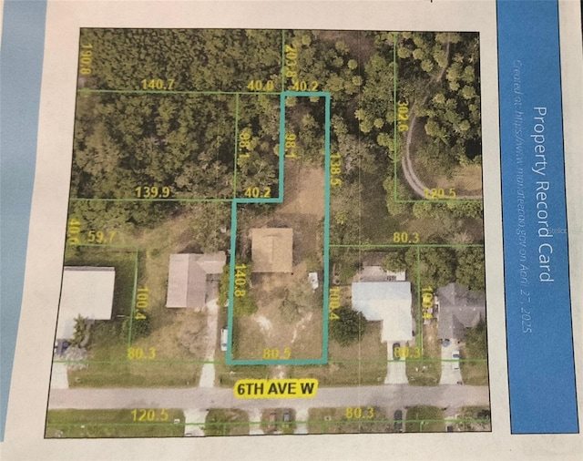 3911 6th Ave W, Palmetto, FL 34221 - map of property location