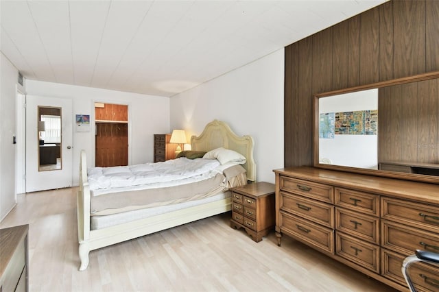1235 S Highland Ave Unit 2-207, Clearwater, FL 33756 - bedroom featuring light wood-type flooring