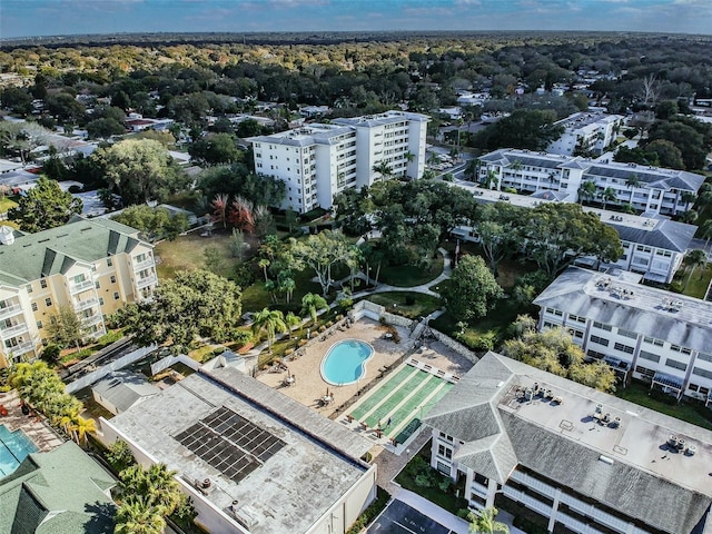 1235 S Highland Ave Unit 2-207, Clearwater, FL 33756 - aerial view of a pool