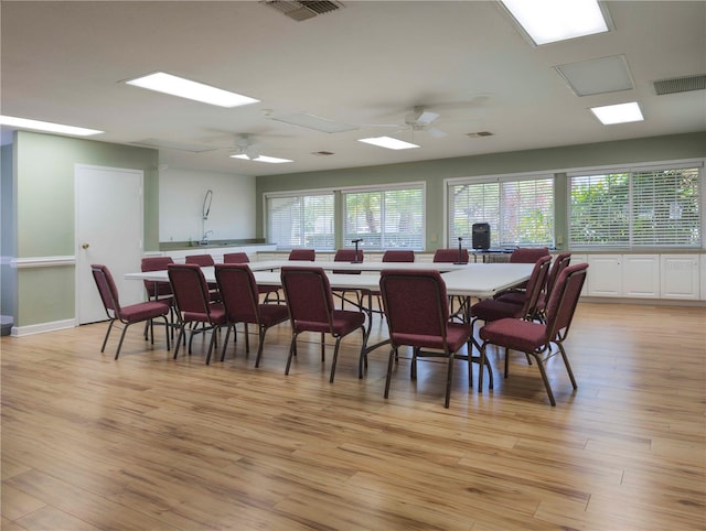 9335 Stonewall, New Port Richey, FL 34655 - dining space with light wood-style floors