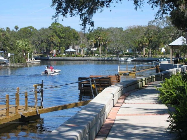9335 Stonewall, New Port Richey, FL 34655 - dock area with a water view