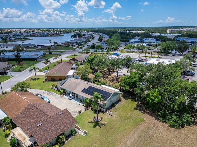 1349 New Bedford Dr Unit 6, Sun City Center, FL 33573 - aerial view of residential area featuring a large body of water