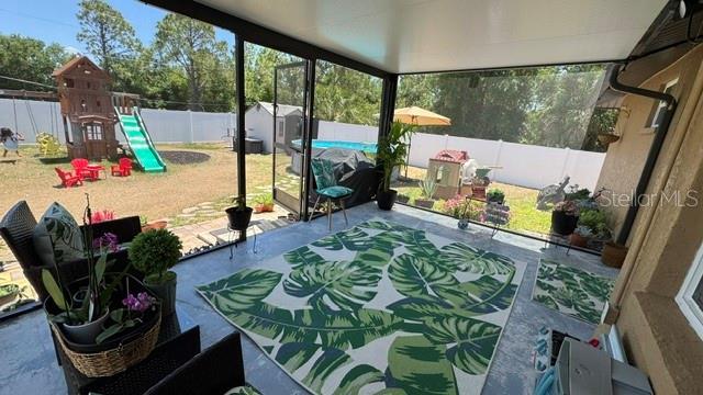 150 Tompkins St, Port Charlotte, FL 33954 - sunroom / solarium with plenty of natural light