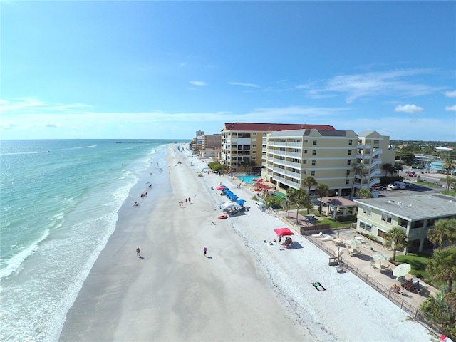 water view with a beach view