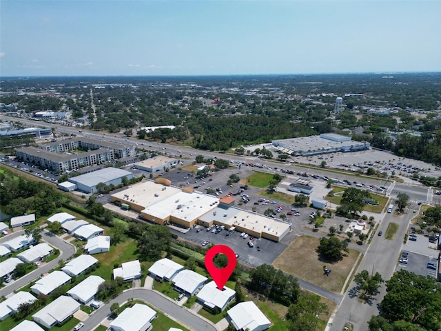 aerial view of property's location