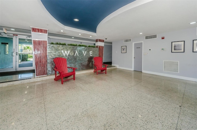common area featuring visible vents
